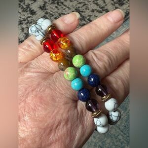 2PCS Beaded Chakra Bracelet